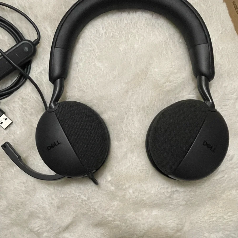 Dell Pro Wired ANC Headset with Black Finish